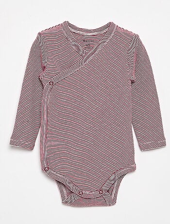 Lot de 5 bodies imprimés en coton