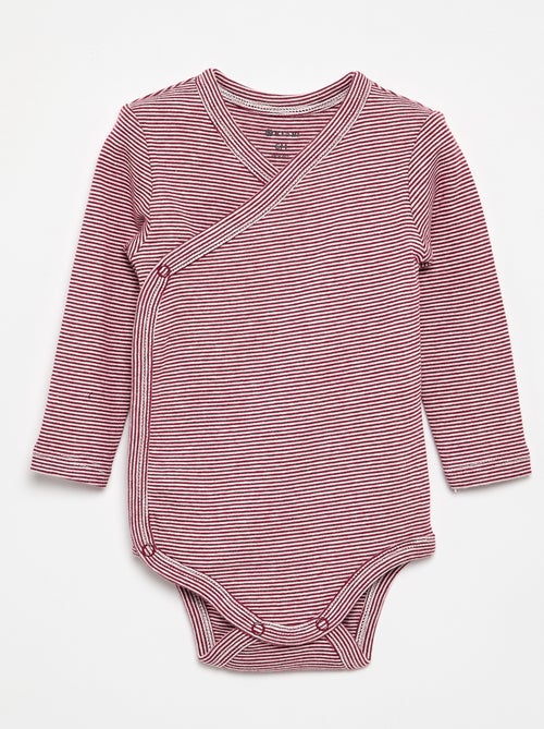 Lot de 5 bodies imprimés en coton - Kiabi