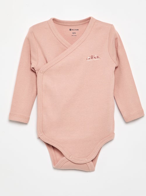 Lot de 5 bodies imprimés en coton - Kiabi