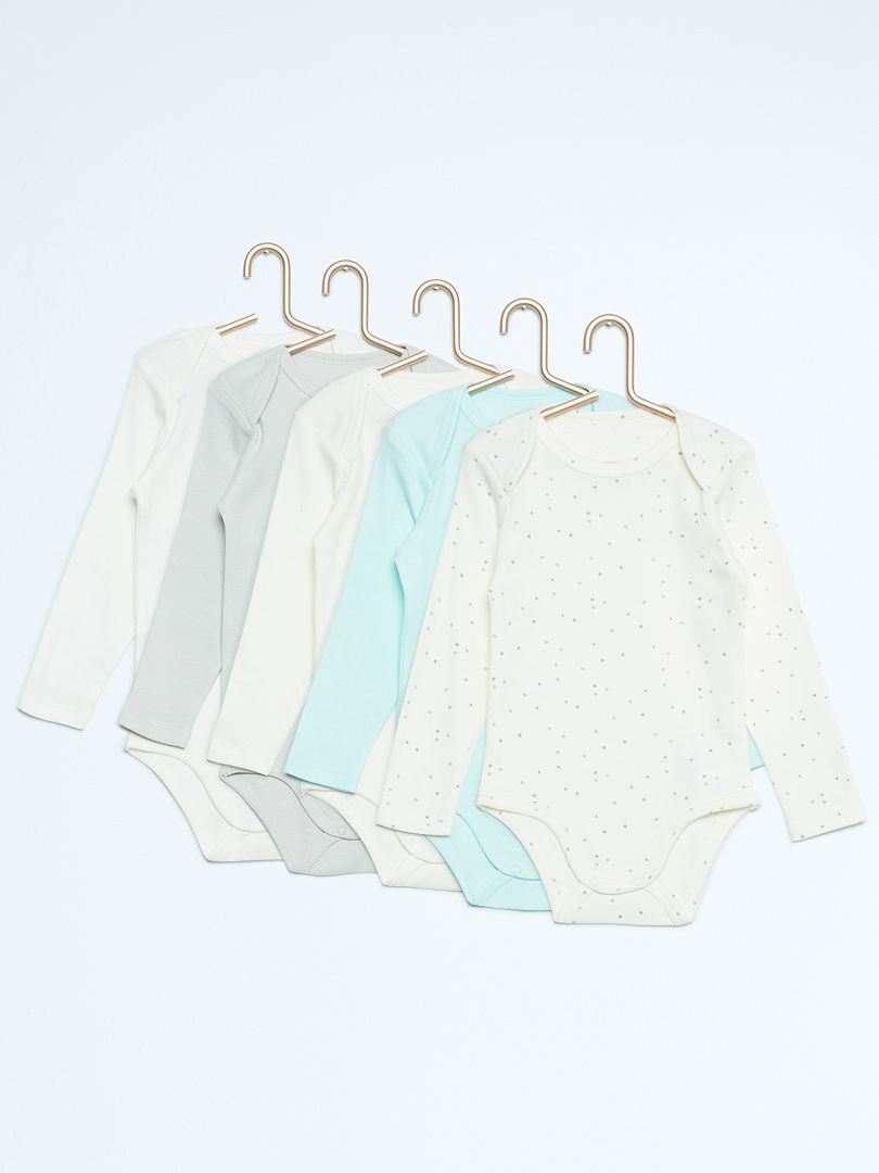 Set De 3 Bodies En Coton à Manches Longues