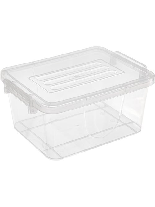 Lot de 5 boîtes de rangement 5L CLIPPY - Kiabi