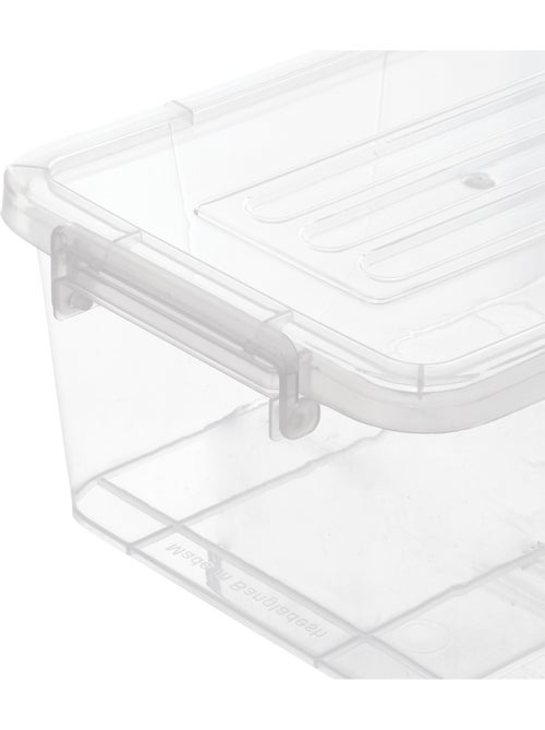Lot de 5 boîtes de rangement 5L CLIPPY - Kiabi