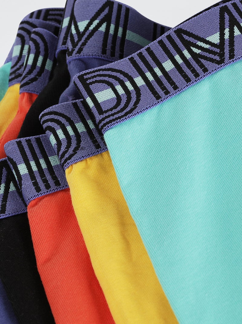 Lot de 5 boxers - Dim Bleu - Kiabi