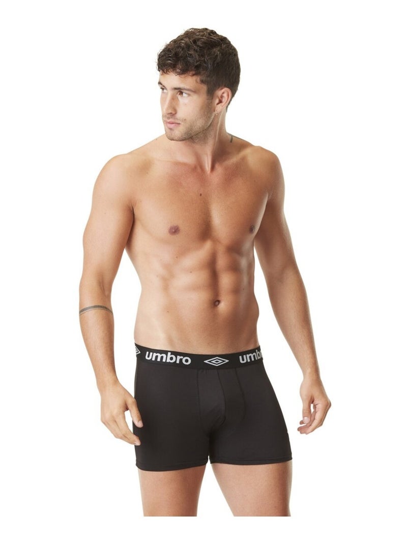 Lot de 5 Boxers coton homme Umbro Noir - Kiabi