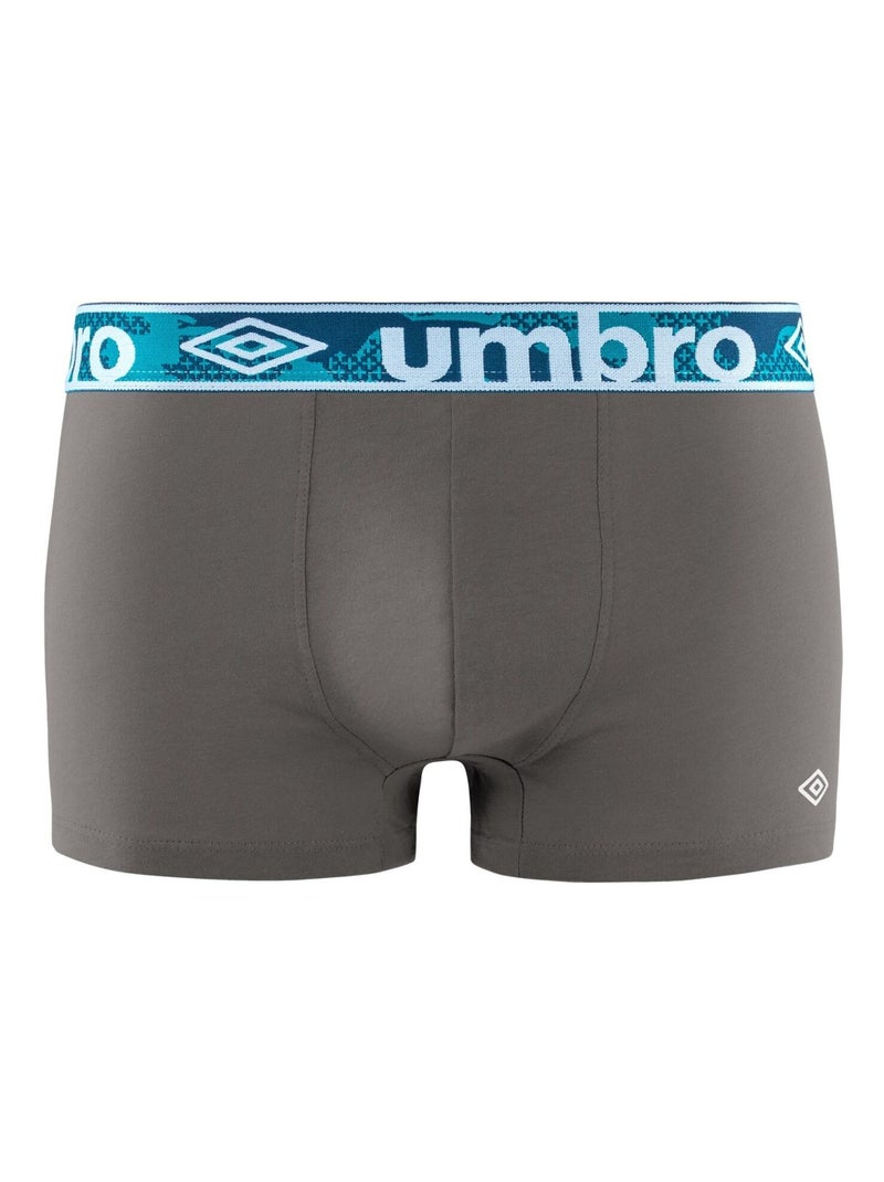 Lot de 5 Boxers coton homme uni Umbro Noir - Kiabi