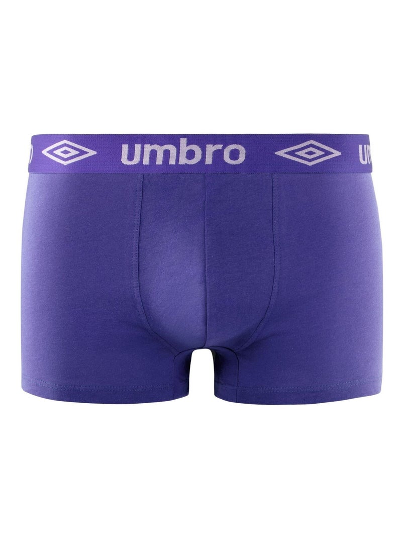 Lot de 5 Boxers coton homme uni Umbro Noir - Kiabi