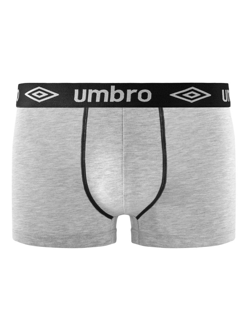 Lot de 5 Boxers coton homme uni Umbro Noir - Kiabi