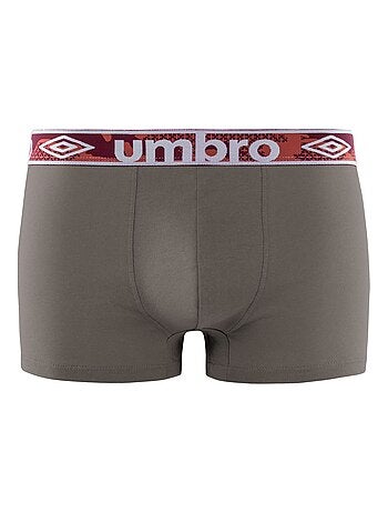 Lot de 5 Boxers coton homme Uni Umbro