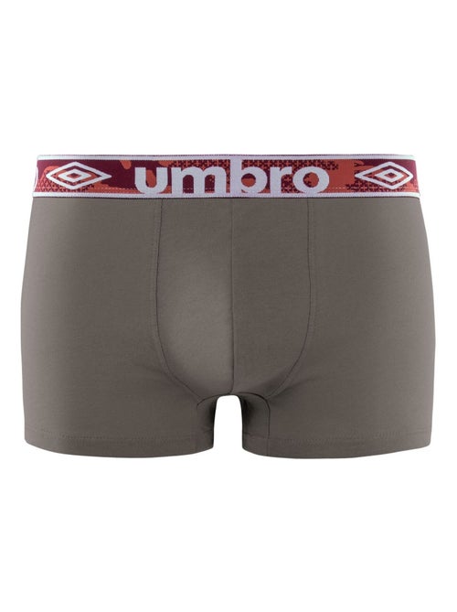 Lot de 5 Boxers coton homme Uni Umbro - Kiabi Lot de 5 Boxers coton homme Uni Umbro - Kiabi