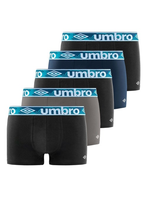 Lot de 5 Boxers coton homme uni Umbro - Kiabi
