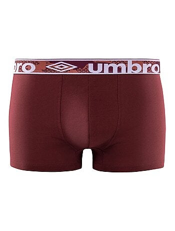 Lot de 5 Boxers coton homme Uni Umbro