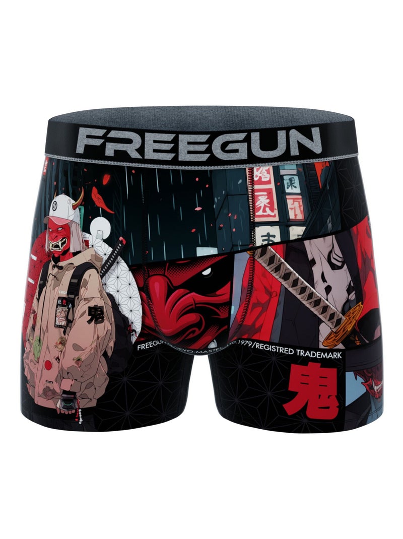 Lot de 5 boxers enfant Street Ninja  Freegun Rouge - Kiabi