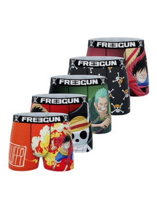 Lot de 5 boxers garçon One piece Freegun