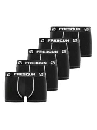 Lot de 5 boxers garçon Uni Freegun