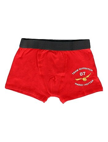 Lot de 5 boxers Harry Potter Warner 10/11 ans - Garçon - 95% Coton/5% Elasthanne
