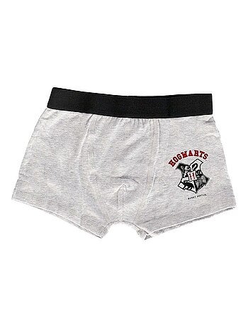 Lot de 5 boxers Harry Potter Warner 10/11 ans - Garçon - 95% Coton/5% Elasthanne
