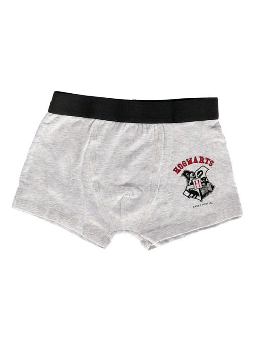 Lot de 5 boxers Harry Potter Warner 10/11 ans - Garçon - 95% Coton/5% Elasthanne - Kiabi