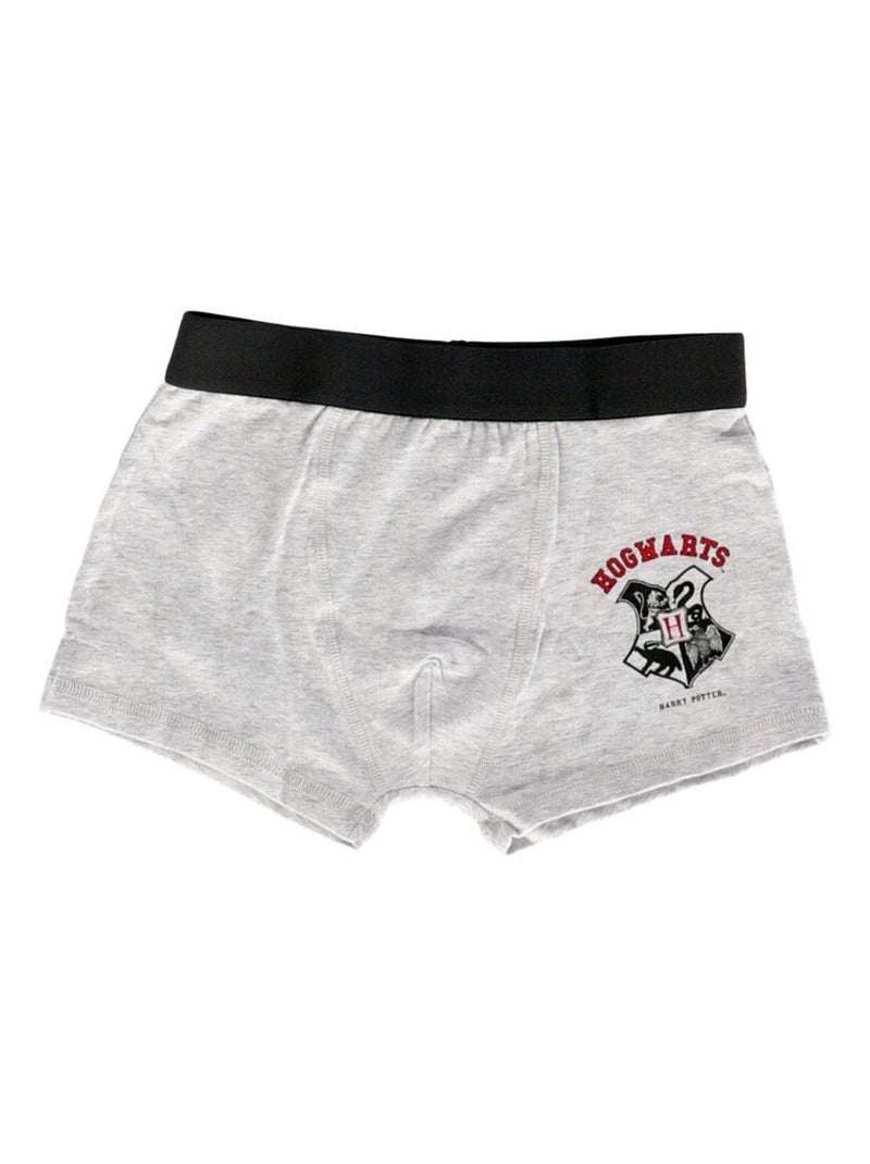Lot de 5 boxers Harry Potter Warner 8/9 ans - Garçon - 95% Coton/5% Elasthanne Rouge - Kiabi