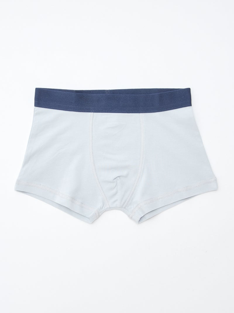 Lot de 5 boxers homme à motifs fantaisie Bleu - Kiabi