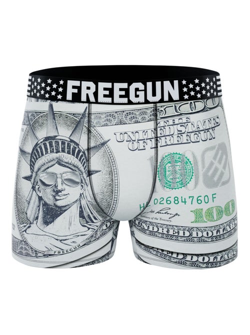 Lot de 5 boxers homme American Vibes  Freegun - Kiabi