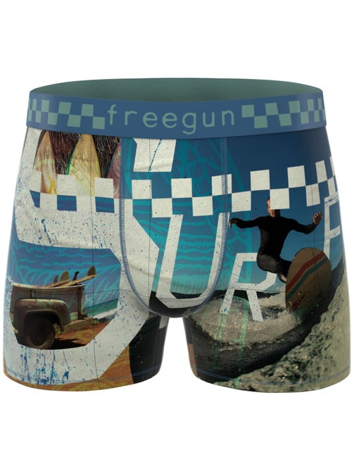 Lot de 5 boxers homme California Vibes Freegun - Kiabi