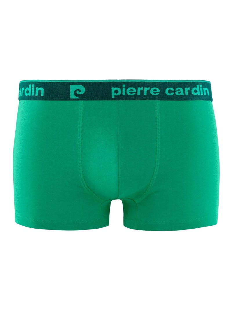 Lot de 5 boxers homme Colors Pierre Cardin Vert - Kiabi