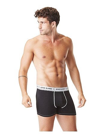 Lot de 5 boxers homme en coton Class Serge Blanco