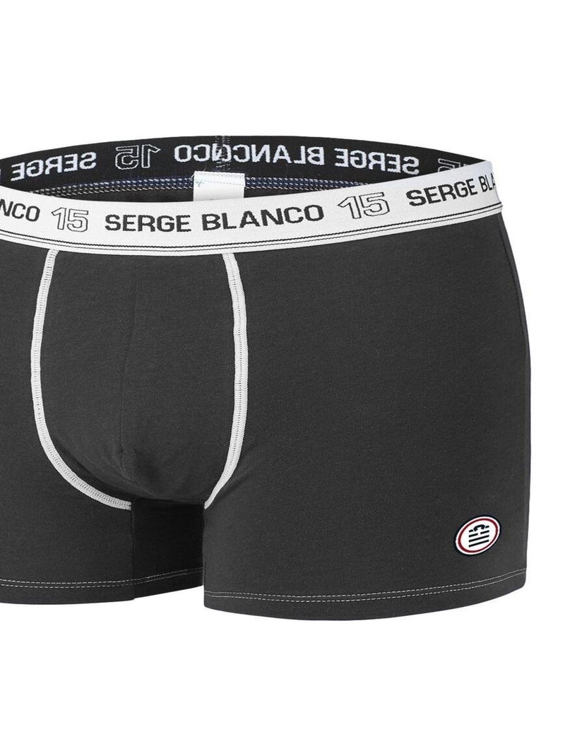 Lot de 5 boxers homme en coton Class Serge Blanco Gris - Kiabi