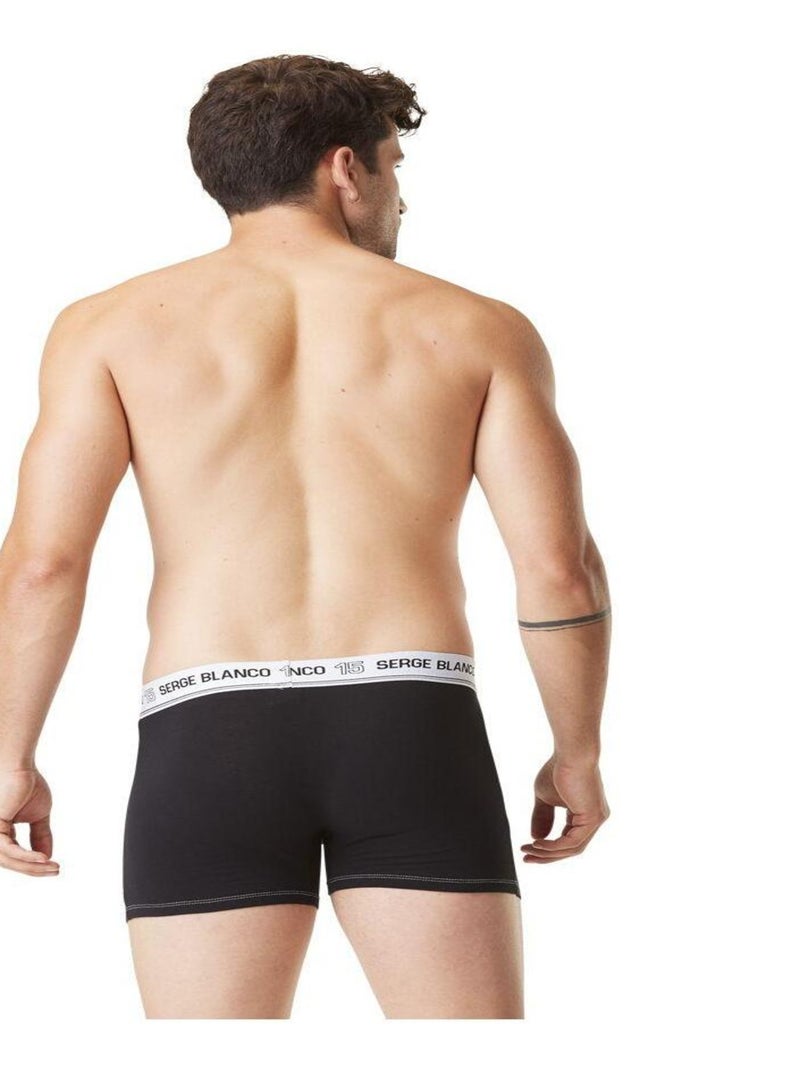 Lot de 5 boxers homme en coton Class Serge Blanco Gris - Kiabi