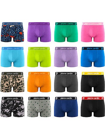 Lot de 5 boxers homme en coton modèle aléatoire pack surprise pierre cardin