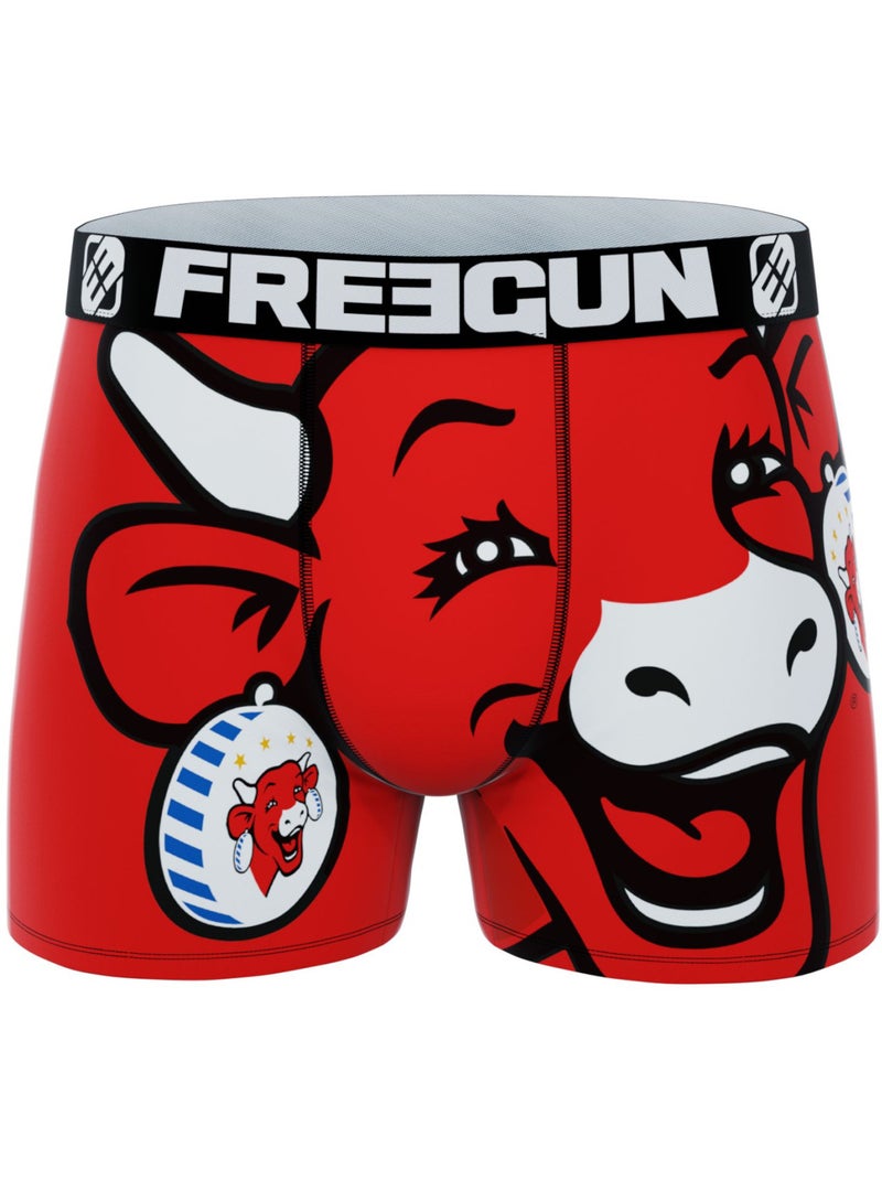 Lot de 5 boxers homme La vache qui rit Freegun Noir - Kiabi