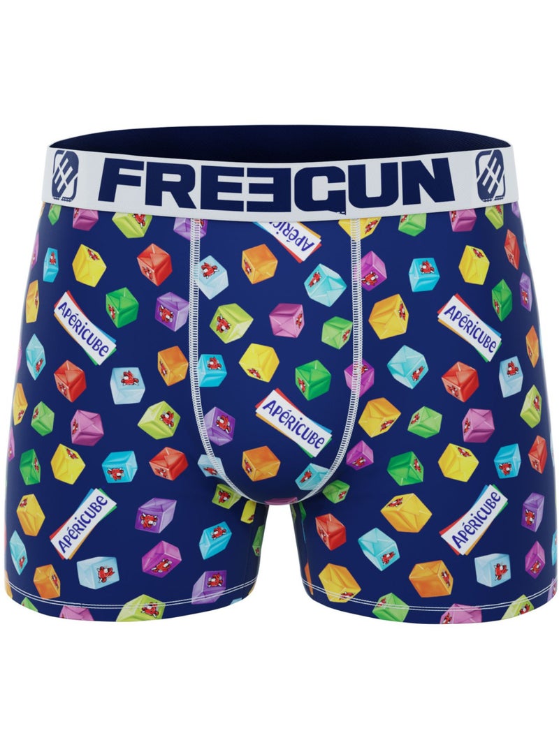 Lot de 5 boxers homme La vache qui rit Freegun Noir - Kiabi