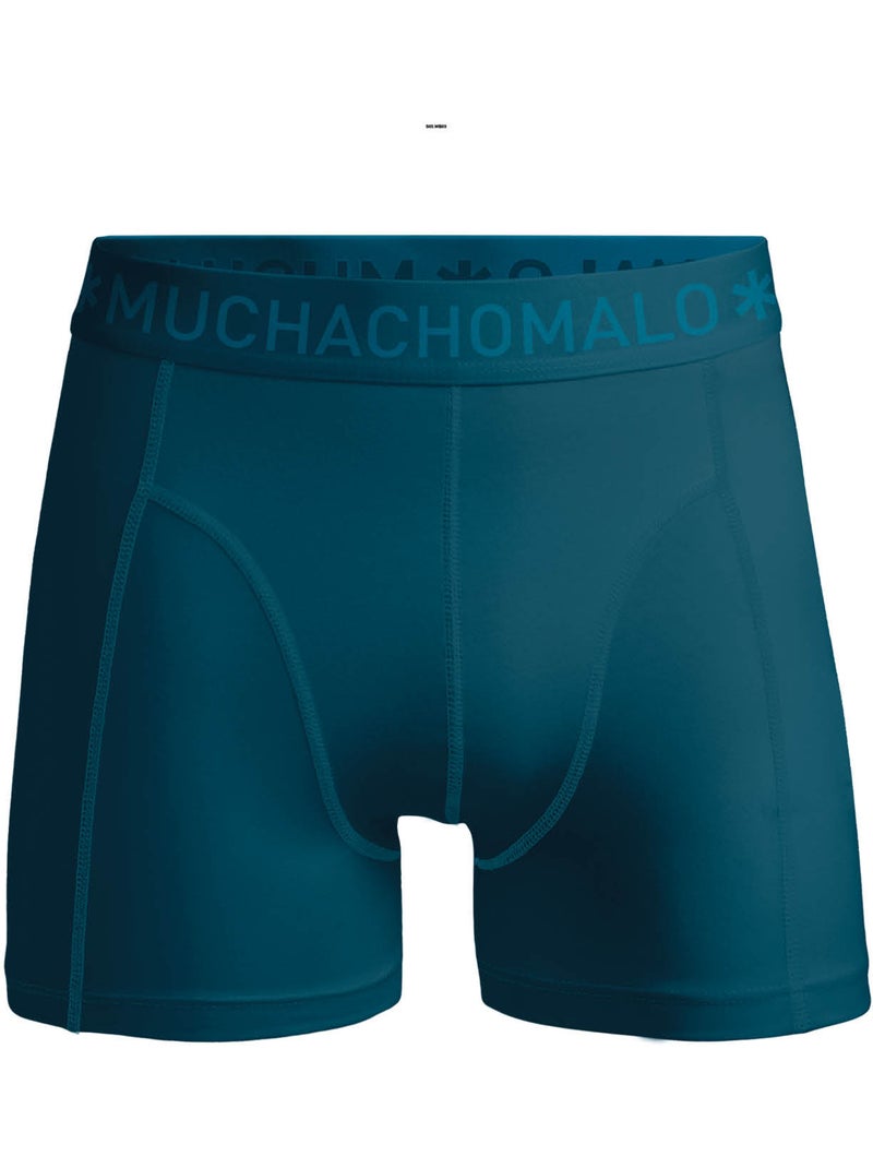 Lot de 5 boxers homme Muchachomalo Bleu Vert - Kiabi