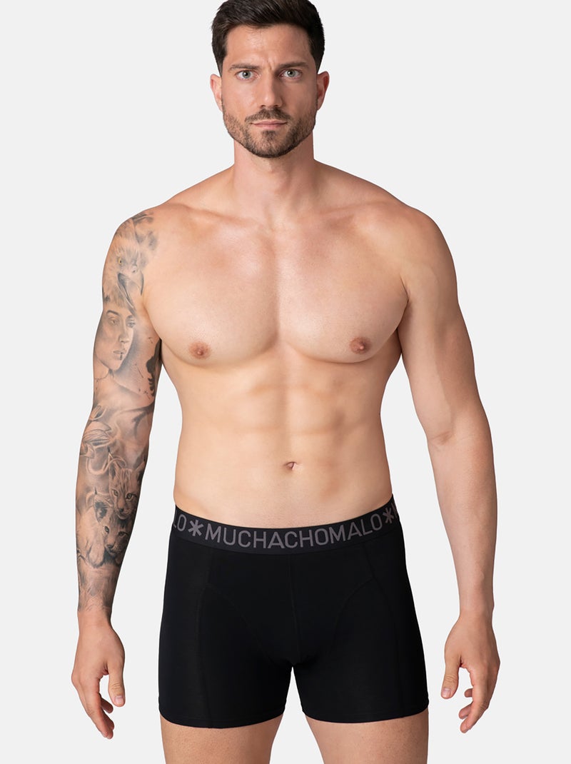 Lot de 5 boxers homme Muchachomalo Noir Bleu - Kiabi