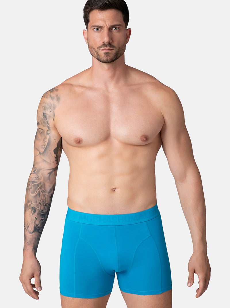 Lot de 5 boxers homme Muchachomalo Noir Bleu - Kiabi
