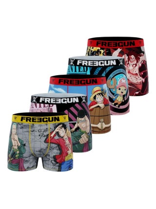 Lot de 5 boxers homme One Piece Freegun