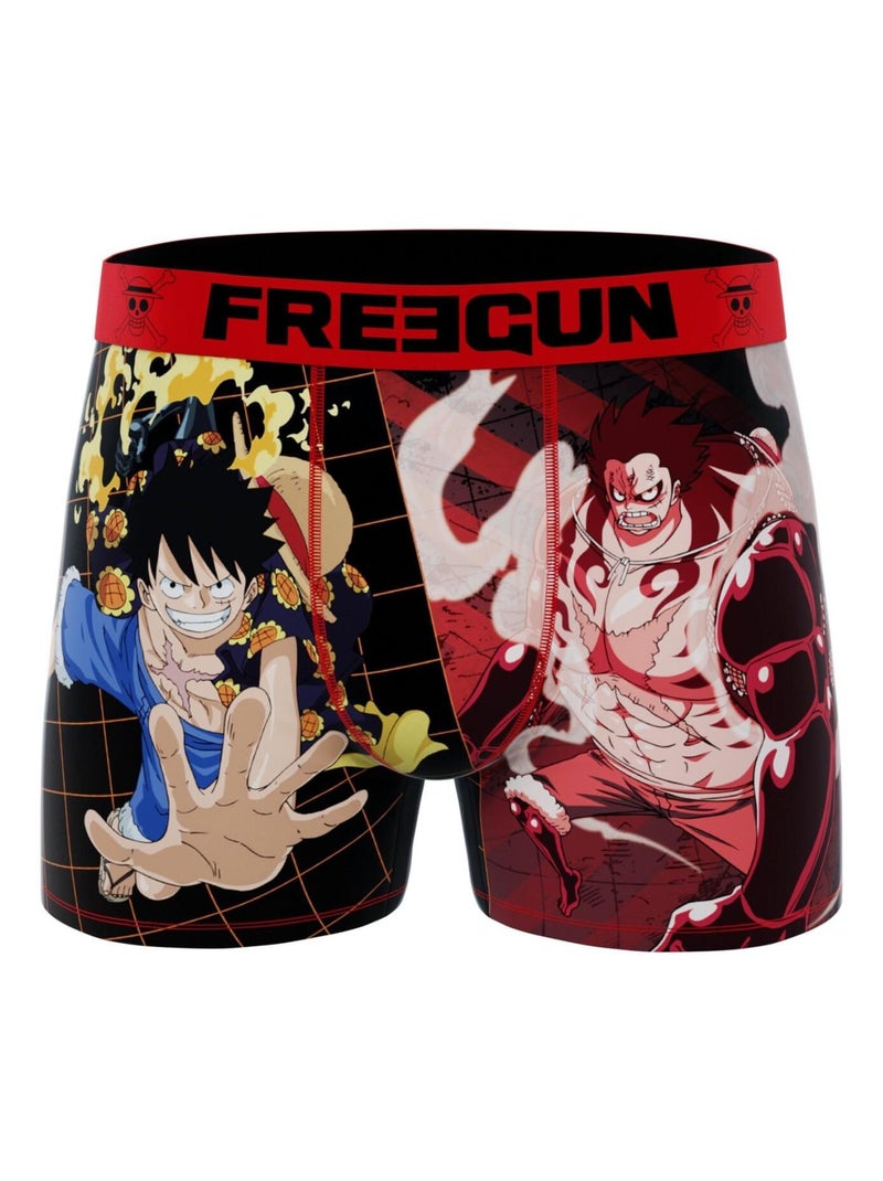 Lot de 5 boxers homme One Piece Freegun Bleu - Kiabi