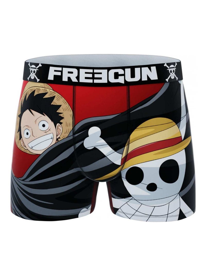 Lot de 5 boxers homme One piece Freegun Noir - Kiabi