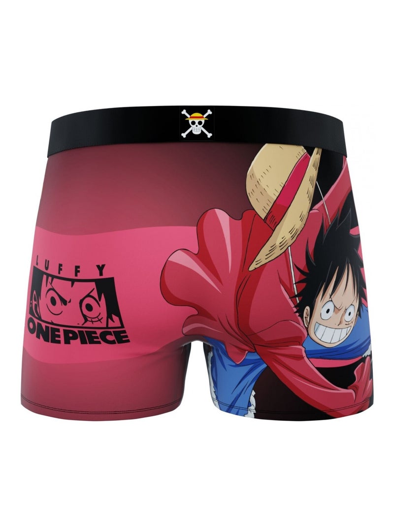 Lot de 5 boxers homme One piece Freegun Noir Rouge - Kiabi