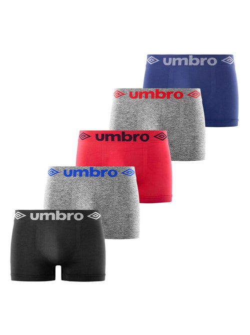 Lot de 5 Boxers homme sans couture Umbro - Kiabi