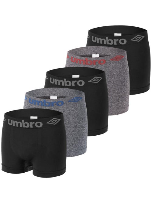 Lot de 5 Boxers homme sans couture Umbro - Kiabi