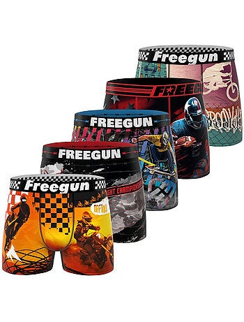 Lot de 5 boxers homme Summer Sport Freegun