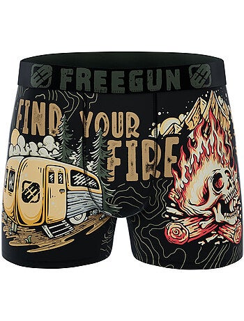 Lot de 5 boxers homme Vintage outdoor Freegun