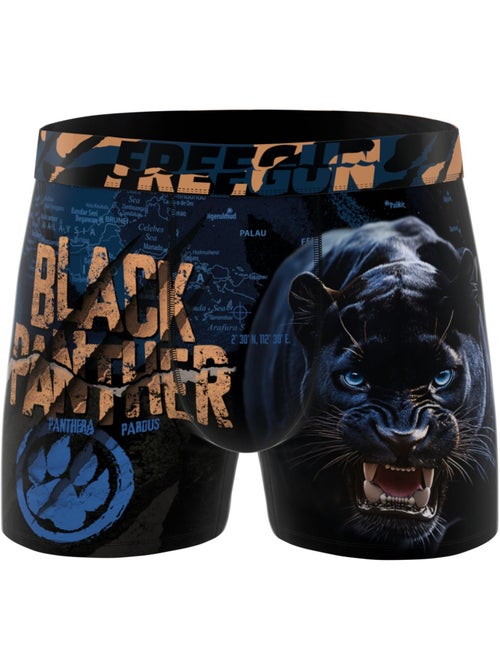 Lot de 5 boxers homme wild animals freegun - Kiabi