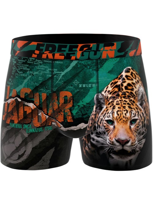 Lot de 5 boxers homme wild animals freegun - Kiabi