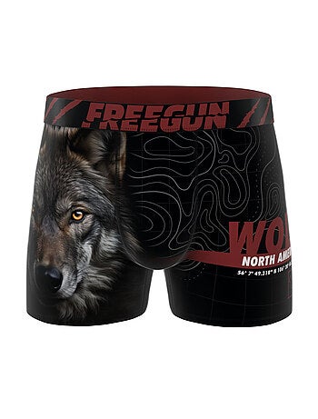 Lot de 5 boxers homme Wild Life Freegun