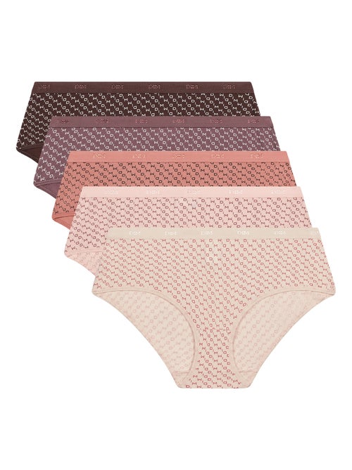 Lot de 5 Boxers  Les Pockets Coton - Kiabi