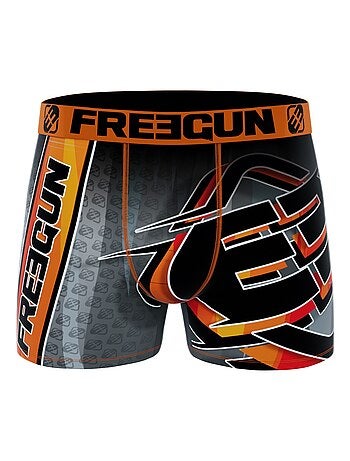 Lot de 5 Boxers microfibre Homme Racing Freegun