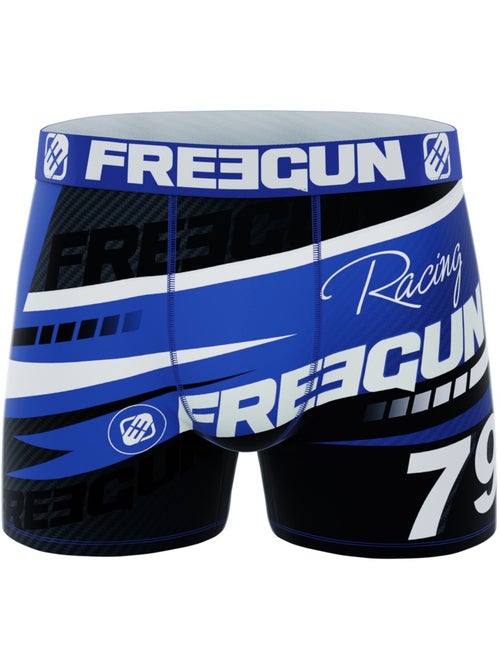 Lot de 5 Boxers microfibre Homme Racing Freegun - Kiabi