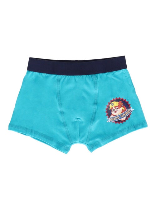 Lot de 5 boxers Pat Patrouille 4/5 ans - Garçon - 95% Coton/5% Elasthanne - Kiabi Lot de 5 boxers Pat Patrouille 4/5 ans - Garçon - 95% Coton/5% Elasthanne - Kiabi